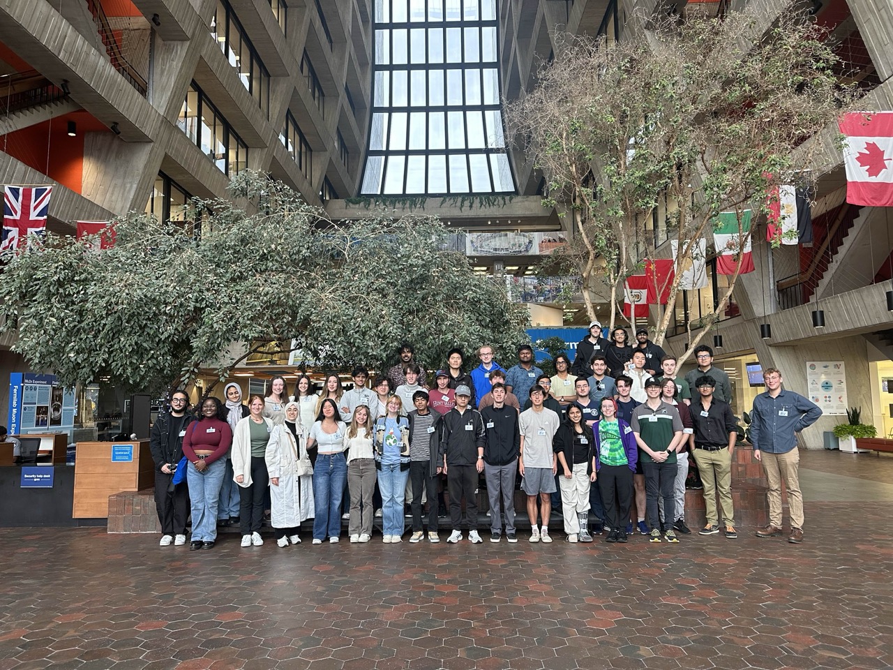 MSU SPS students at Fermilab, Fall 2024