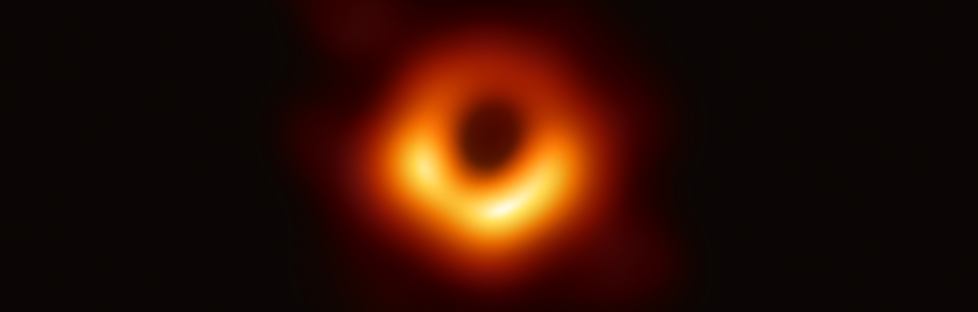 A black hole (M87) as captured by Event Horizon Telescope
