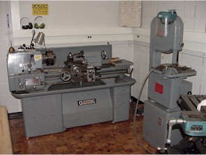 Lathe and bandsaw